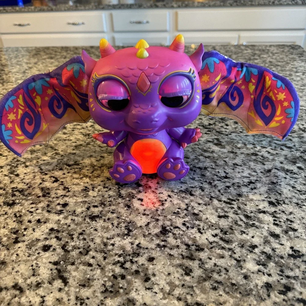 FurReal Friends Moodwings Baby Dragon Electronic Interactive Pet Hasbro 2020 VGC